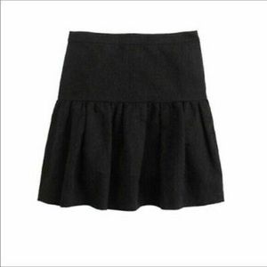 J. Crew Drop-Hem Jacquard skirt